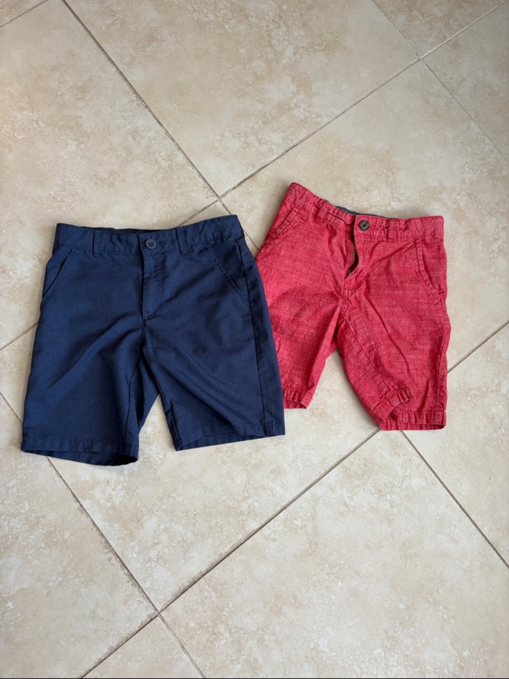 Cat & Jack Navy and Red Boys' Shorts - 2 Pack